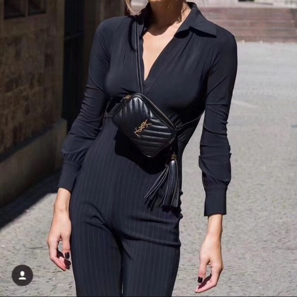 💎YSL💎Authentic Lou Belt Bag in Matelasse Velour/Velvet - Picture 2 of 16